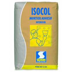 ISOCOL MORTIER ADHÉSIF POUR PLAQUES DE PLÂTRE 25KG