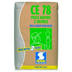 CE 78 RAPIDE ENDUIT POUR JOINTS DE PLAQUES DE PLÂTRE  - 2 HEURES
