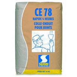 CE 78 RAPIDE ENDUIT POUR JOINTS DE PLAQUES DE PLÂTRE TEMPS DE PRISE 4 HEURES