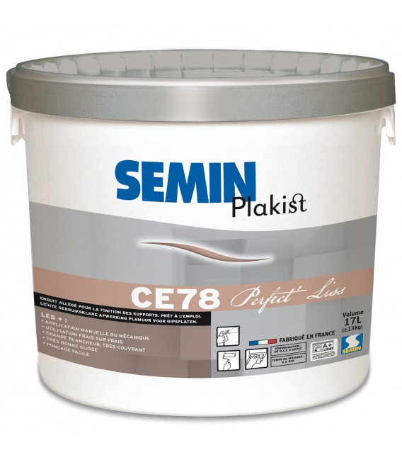 CE 78 PERFECT’LISS ENDUIT ALLéGé POUR LA FINITION DES SUPPORTS EN INTéRIEUR