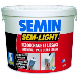 SEM-LIGHT ENDUIT DE REBOUCHAGE ET LISSAGE EN PÂTE ALLÉGÉE 1L