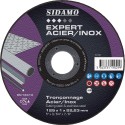 Disque à tronçonner pour machines électro-portatives EXPERT ACIER INOX 125X1MM